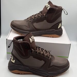 APL  Men's Size 12 High Top Techloom Defender Sneaker Chocolate/Cream New In Box